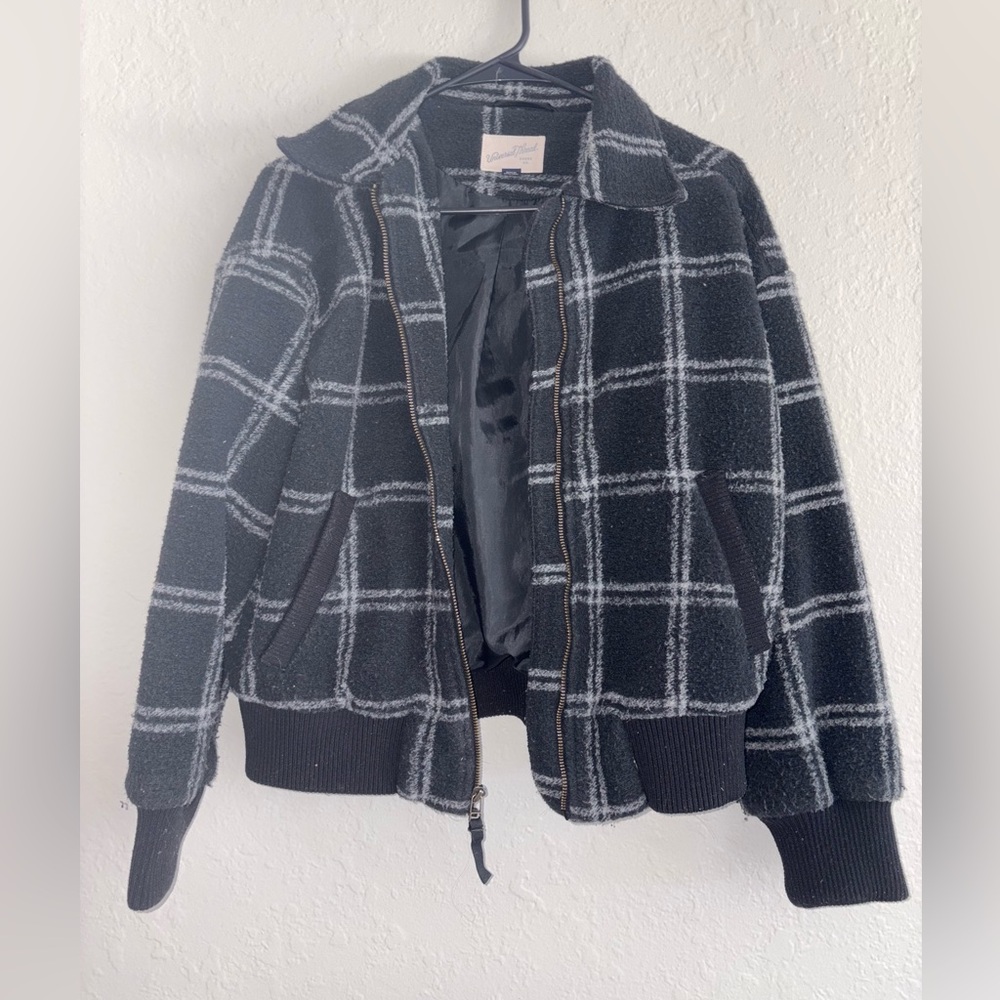 XS plaid jacket